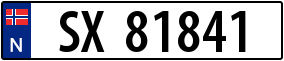Truck License Plate
